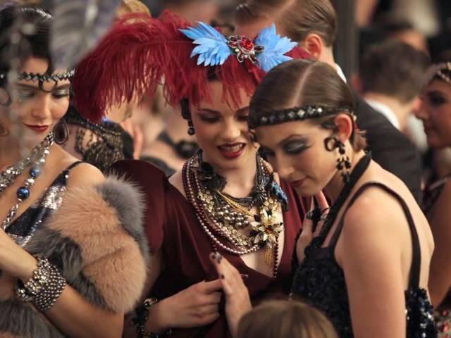 Miuccia Prada worked with costume designer Catherine Martin to create over 40 looks for the Summer 3-D spectacular "The Great Gatsby", each inspired by styles from the Prada and Miu Miu archives