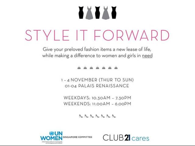 Proceeds will support three amazing organisations − UN Women Singapore, Star Shelter and Beautiful People