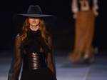 Hedi Slimane looked to the '70s for inspiration for his highly anticipated debut Saint Laurent collection