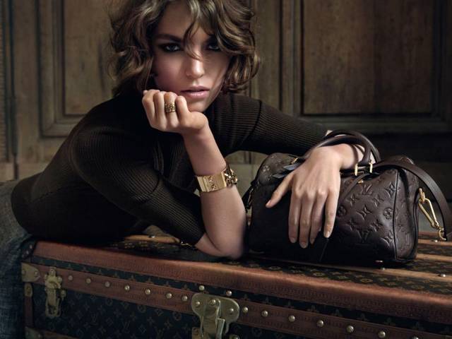 American supermodel Arizona Muse features in Louis Vuitton's latest institutional marketing effort reinforcing the label's travel heritage and artisanal roots