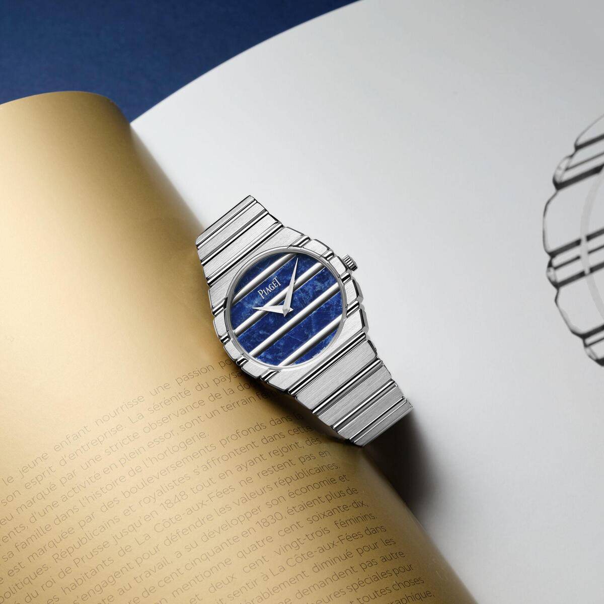 #GPHG 2026 Nominee - Time Only - Piaget Polo 79 Sodalite
