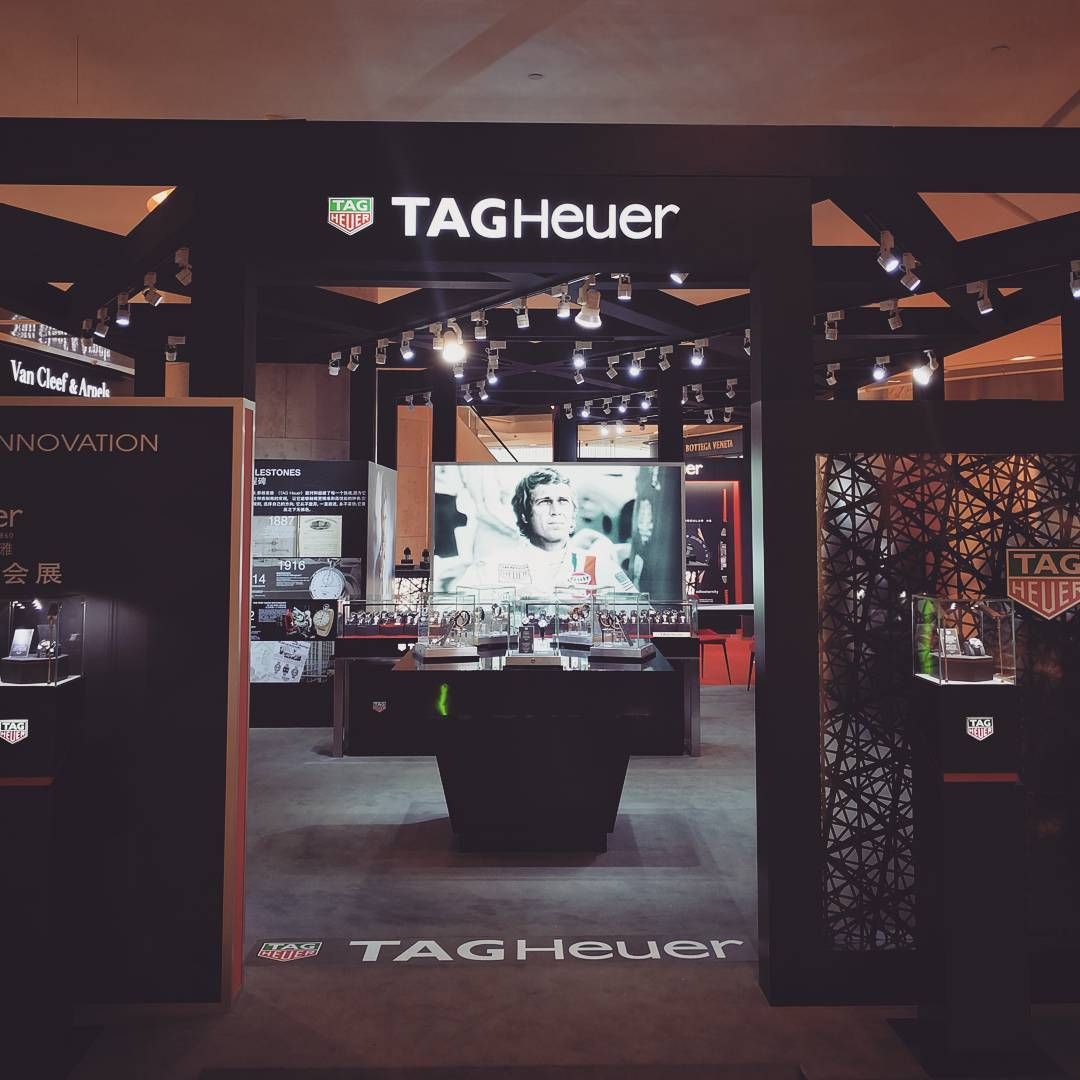 TAG Heuer "From Heritage to Innovation" Popup at ION Orchard 