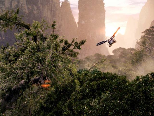 Pandora, a lush rainforest environment filled with incredible life forms