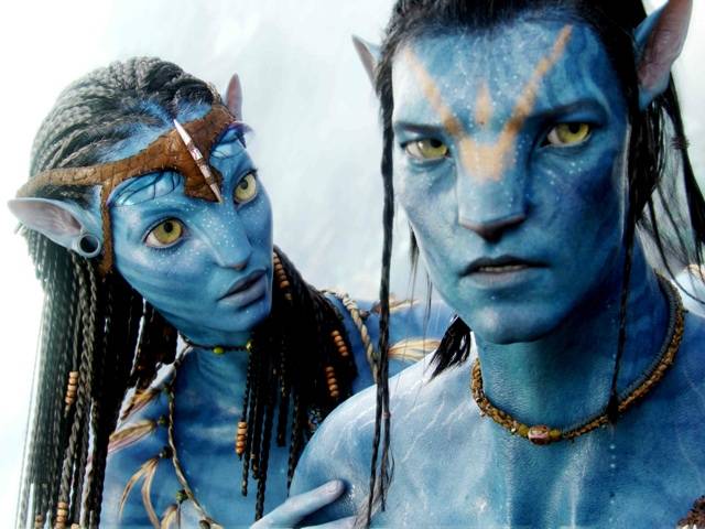 Jake Sully and Na’vi woman, Neytir