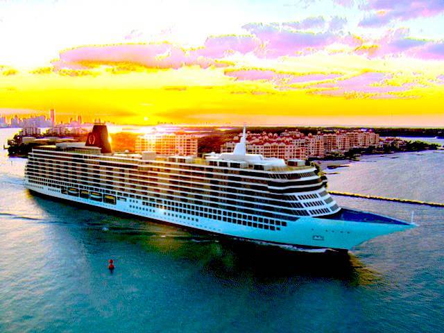 The ocean liner Utopia will travel to ports during major cultural and sporting events