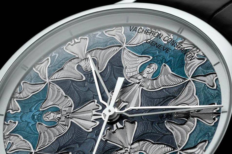 The new collection is inspired by the work of Dutch artist Cornelis Escher in a glowing tribute to the graphic art of tessellation, and vividly symbolizes the creativity of the master craftsmen