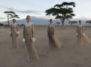 The African-inspired collection for the upcoming season was lensed by Steve McCurry, famed for his 'Afghan Girl' photo