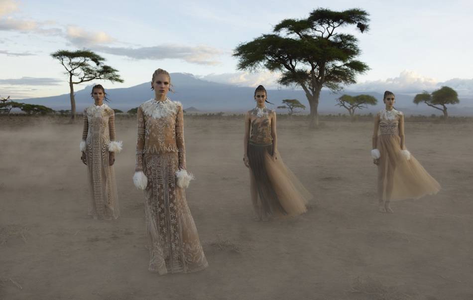 The African-inspired collection for the upcoming season was lensed by Steve McCurry, famed for his 'Afghan Girl' photo