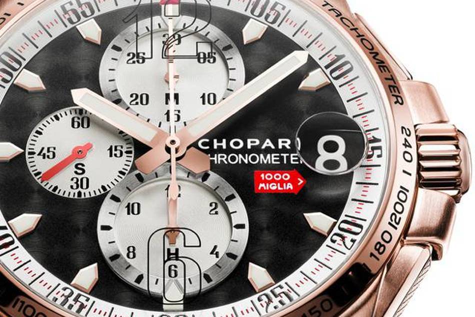 An iconic sports watch since 1988 when Choaprd began its partnership with the legendary Mille Miglia