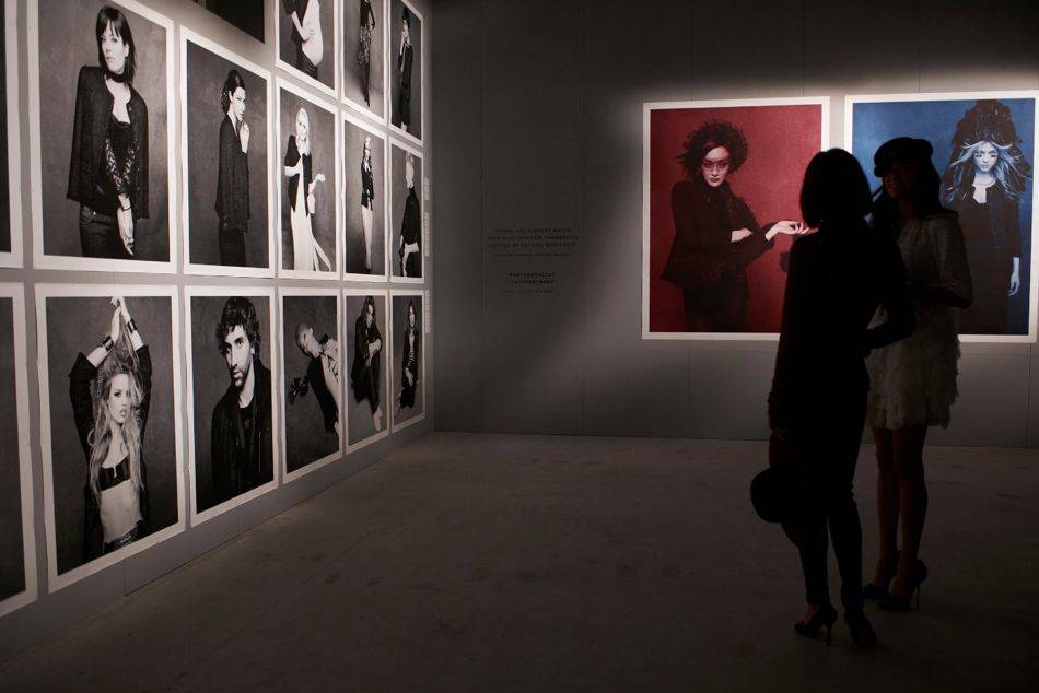 CHANEL celebrates its iconic black jacket in the form of a book 'The Little Black Jacket' along with a photograph exhibition featuring works by designer Karl Lagerfeld in collaboration with stylist Carine Roitfeld