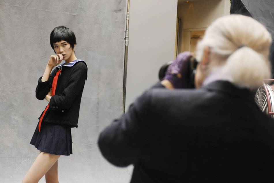 CHANEL celebrates its iconic black jacket in the form of a book 'The Little Black Jacket' along with a photograph exhibition featuring works by designer Karl Lagerfeld in collaboration with stylist Carine Roitfeld