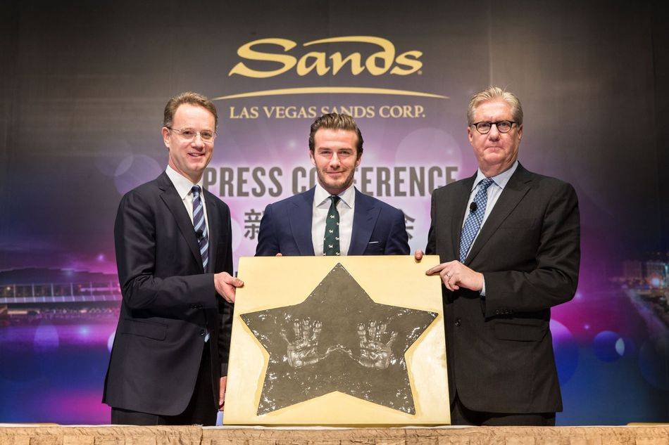 Beckham's new role with Las Vegas Sands will involve the development of dining, retail and leisure concepts in its Asian properties in Singapore and Macau