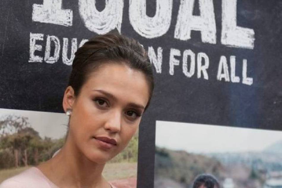 US Honorary Co-Chair of 1Goal, Jessica Alba