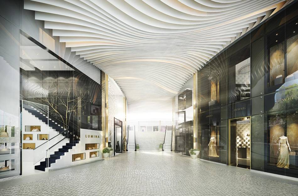 The South African actress fronts the marketing for Melbourne's first six-star residential and luxury retail destination
