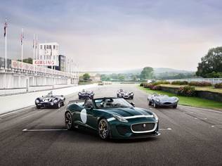 The model pays tribute to the three-time Le Mans winning D-type and is the fastest and most powerful production Jaguar ever built